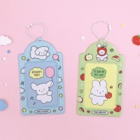 오첵 귀염말랑 포토카드 포카홀더 키링 ver2_일러스트