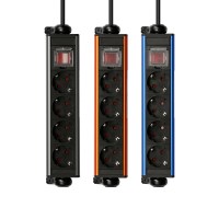 아이정 라운드 알루미늄 고용량 안전탭 4구 과부하 차단 멀티탭