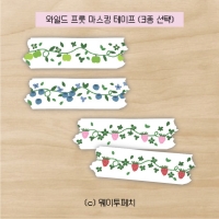 [웨이투페치] 와일드 프룻 마스킹 테이프 (3종 선택)