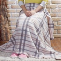 포근이 체크 캠핑 항공 담요 160cm 보온 블랭킷 겨울