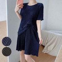 타노스 무지 플리츠 냉장고 몸빼바지 5부 상하의