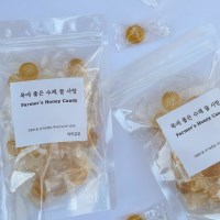 목에 좋은 수제건강간식 양봉꿀도라지사탕 지퍼팩 (120g)