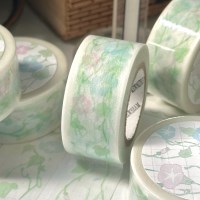 Morning glory pattern masking tape
