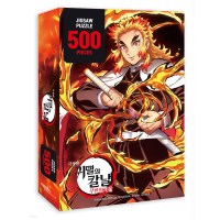 귀멸의 칼날 극장판 무한열차 렌고쿠 불꽃 직소퍼즐 500피스