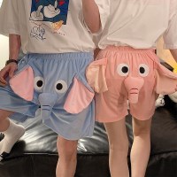 프로리 귀여운 여름 코끼리 코 잠옷 반바지