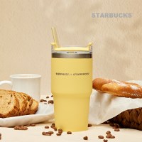 스타벅스 DT켄처 옐로우 텀블러