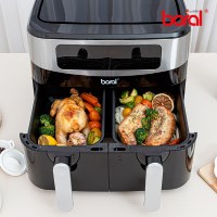 [Boral] 보랄 듀얼 디지털 에어프라이어(9L) SN-AF2060TP(리퍼)