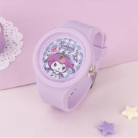 쿠로미 실리콘 바늘 시계