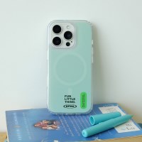 FLT 그레이블루 맥세이프 젤하드 폰케이스
