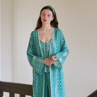 [울랄라 Ullala!] 무이네 긴팔 로브 블루그린