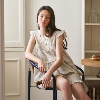 [울랄라 Ullala!] 셀리아 나시 투피스 크림 (40수)