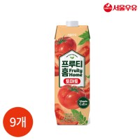 서울우유 프루티 홈 토마토 1000ml x 9개