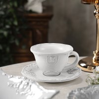 VBC까사 까메오 이태리 빈티지 티컵소서세트 330ml