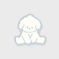 [아크릴스마트톡] cloudy puppy