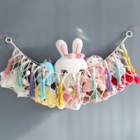 마크라메 인형 보관 인형해먹 그물 걸이 벽걸이 인테리어