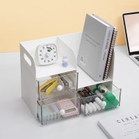 히키스 데스크테리어 책상정리 3단서랍 미니책꽂이