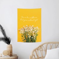 와일드애스터 패브릭포스터 4size 가리개커튼 인테리어소품 꽃 식물