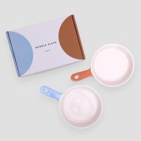 핸들 플레이트 2P 세트 - 13 대니쉬 컬러 (손잡이 앞접시)