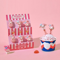 마이멜로디 도시락 디저트 포크픽C77847*