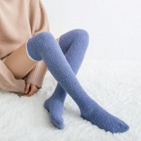 겨울 양털 오버 니삭스 수면 양말 11종