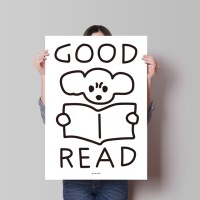 굿 리드 M 인테리어 포스터 독서 책 도서관 학교 서점 카페