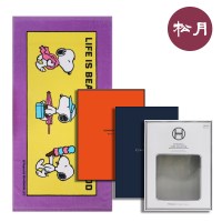 송월 중소형 스누피 라이프 비치타올+송월패키지