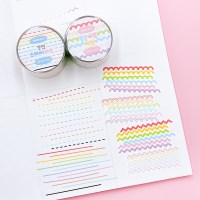 [키스컷] 제제유니버스_각진 스티치 라인/몽글 삐쭉 라인_투명