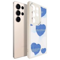 갤럭시 S25 울트라 플러스 셀럽 블루 하트 케이스