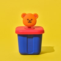 글라스락 위글위글 실리콘 이유식용기 280ml (위글베어)