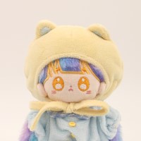 아이돌룩 파스텔 동물 모자 (고양이) 10cm 아이돌 인형옷