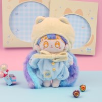 아이돌룩 파스텔 롬퍼 (고양이) 10cm 아이돌 인형옷