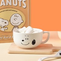 스누피 시리얼 볼 그릇 스푼 세트