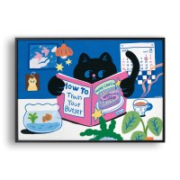 집사 길들이기 (Art Print) / 일러스트 액자