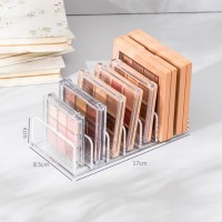 투명 새도우 진열대 화장품 정리함 메이크업 팔레트 칸칸 정리대