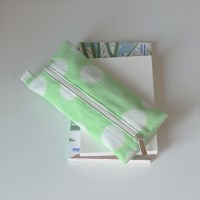 [pencil case] 동그라미 연두색