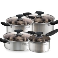키친아트 아인스 IH 인덕션 스텐냄비 업소용 냄비 집들이선물 5type
