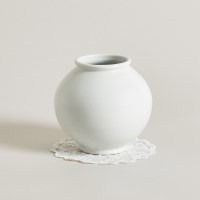 예다움 미니 달항아리 도자기 무광 1호