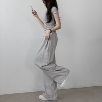 자체제작 사이드핀턱 나일론 팬츠 mb-8046c