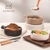 담음공방 온감 핸디보울 플레이팅 도자기 앞접시 오븐 용기