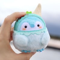 코우펜짱 민트 아이스콘 키링