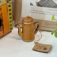 데꼴 미니 목각 커피 포트 소품 케이스