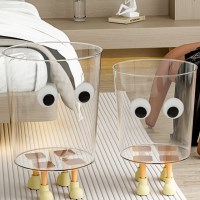 내일의공간 투명 눈동자 휴지통 (쓰레기통)