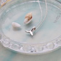 925 실버 SILVER 법정 순은 고래꼬리 테일 목걸이
