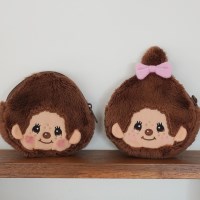 귀여운 몬치치 캐릭터 동전 지갑 파우치 인형 키링