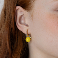 레몬 팝 후프 귀걸이 EC3222