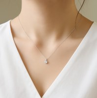 실버925 큐빅 목걸이 ACC-N003