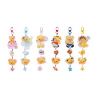 버터베어 귀여운 캐릭터 키홀더 4단 아크릴 키링