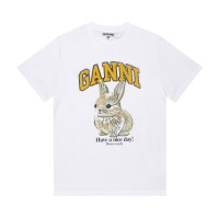 가니 T4273 151 버니 로고 프린트 여성반팔티