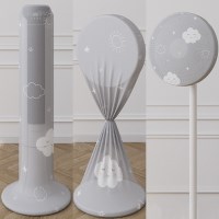 제린 선풍기커버 에어컨커버 보관 덮개 스판 스탠드 4종