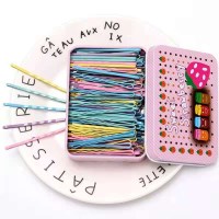 실핀 헤어 머리핀 헤어핀 실삔 컬러 옆머리 앞머리핀 삔 헤어실핀 10